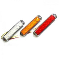 국제산업 6구 LED 사이드 램프 옐로우 차폭등