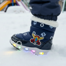 헬로카봇 아동 방한 패딩 부츠 키즈 유아 어린이 겨울 따뜻한 방한화 털 신발