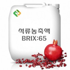 대용량 석류 농축액 20kg 카페 음료 레시피 옵소용 다용도 석류원액