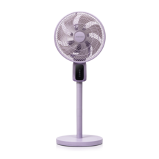 포트리 에어 써큘레이터 3d 자동 입체회전 저소음 스탠드 선풍기, 퍼플