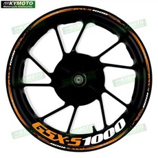 오토바이 전면 후면 휠 스티커 수정 반사, 13. GSX-S1000-22, 1개