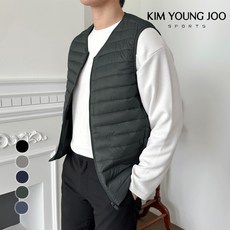 [김영주스포츠] 남성 웰론 나일론 경량 베스트 간절기 겨울조끼 KRMV21