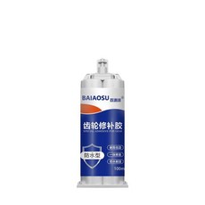BAIAOSU 百澳速 金屬齒輪修補膠 防水耐高溫, 1個, 新品齒輪專用膠/一支