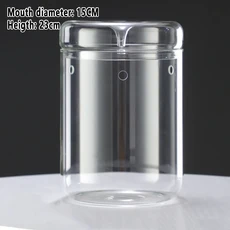 유리병 창의력 이슬 수집 유리 꽃병 마이크로 풍경 다육 이끼 풍경 유리 테라리움 홈 장식 분재, 07 4