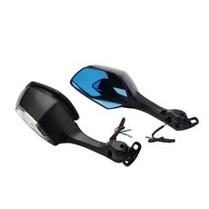 오토바이 사이드미러 튜닝 r6 yzf호환 파츠 부품 수리, 1개, 블루