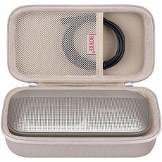 보스 뉴 사운드링크 플렉스 스피커용 BOVKE 하드 트래블 스피커 케이스 2세대 블루투스 휴대용 충전기용 추가 메시 포켓 충전 케이블 스톤 블루, Sandstone