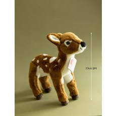 동물인형 봉제인형 귀여운 사슴 늑대 올빼미 애착인형 선물용 인테리어 장식품 75자, 1개, 자세 매화 사슴 사이즈 참조, 1cm