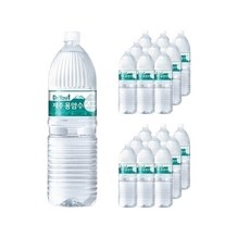 오리온 닥터유 제주용암수 2L 18병 유라벨 무라벨 랜, 18개