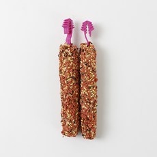 [zvp-2110] 비타폴 스마커즈 딸기 영양바 (2개입) 90g 앵무새 간식, 1개