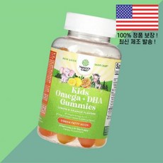 네이처스 크래프트 어린이 칠드런 키즈 아이 오메가 DHA 젤리 구미 레몬 오렌지 60젤리 Nature's Craft Kids Omega Gummies Lemon Orange 6