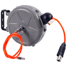 kroshine 자동 에어릴 에어호스 릴 벽걸이 8mm x 10m, 1개