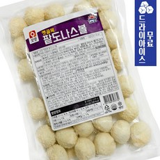 사조 오양 팥도나스볼 1kg 팥앙금 도너츠 냉동생지 꽈배기 업소용 디저트, 1개