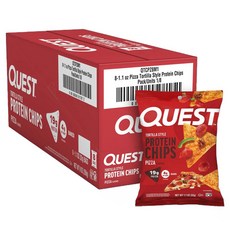 QUEST NUTRITION 墨西哥薄餅風格蛋白質脆片 披薩口味 8入, 1個, 256g