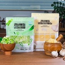 국내산 간편한 냉동대파 냉동 다진 마늘 (큐브형), 1개, 냉동대파 300g
