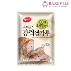 대두 흑미골드 강력쌀가루 3kg 햇쌀마루 쌀베이킹, 1개