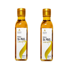 더함 맛있는 들기름 I, 180ml, 2개