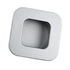 매입 사각 실버 미닫이문 손잡이 매립형 57371PC 1(ea)