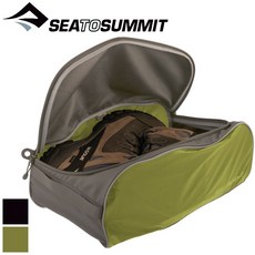 Sea to Summit 輕量旅行鞋袋 UltraSil 旅行收納 鞋子收納袋 多色可選, 黑色, 1個