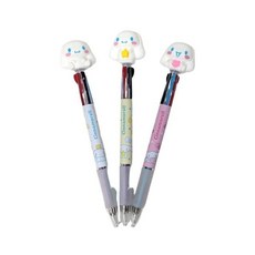 산리오 볼펜 3색 필기 도구 학용품 캐릭터 볼펜 0.7mm, 본상품, 본품선택, 1개