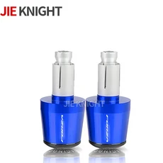 [호환] Honda Forza 125 250 300 350 750 2022 오토바이 액세서리 CNC 핸들 바 그립 캡 엔드 플러그, 01 Blue