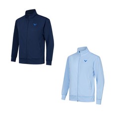 VICTOR 勝利 兒童針織運動外套 J-2520JR 羽球外套 兒童運動服飾, J-2520JR B 深藍,145, 1個