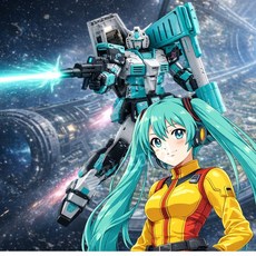 하츠네 미쿠 퍼스트 건담 2.0 RG RX78-2 프라모델, RG 하츠네 미쿠 컬러 (데칼 및 스탠드)