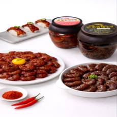 일월식품 수제 깐새우장 간장500g+양념500g 2개 세트, 500g