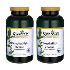 SWANSON 斯旺森 卵磷脂膠囊, 2罐, 200粒
