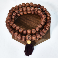 향나무 소원성취 108염주 합장주 불교염주 불교팔찌, 16mm, 1개