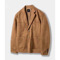 매장정품 디미트리 블랙 DIMITRI BLACK FAUX 스웨이드 블레이저 자켓_카멜 DBE7JK03CM 132615