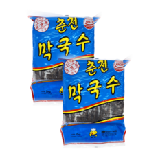 농민식품 춘천 막국수2kg대용량 업소용 막국수, 2개, 2kg