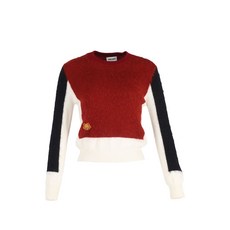 겐조 중고 타이거 패치 컬러 블록 스웨터