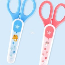 오 해피데이 안전 가위 캐릭터가위 키즈가위 초등학생가위, 단품(랜덤)