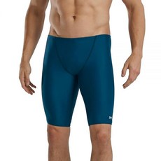 TYR TYReco 남성용 재머 수영복 - 레이싱 랩 수영 및 피트니스용 염소 방지 압박, 26, Emerald