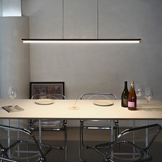 LED 일레브 펜던트 포인트 조명 식탁등 주방등 인테리어 카페 조명, 50W(120cm), 삼성 LED 모듈포함(4000K 주백색), 블랙+골드