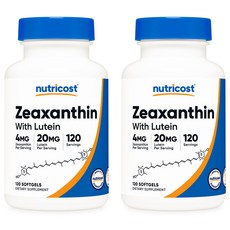 뉴트리코스트 루테인 지아잔틴 20mg 120정 2개