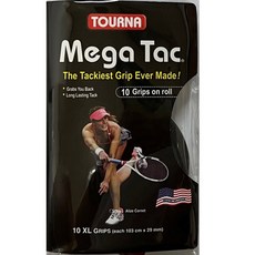 투나 MEGA TAC 메가텍 테니스 그립 10입, 블랙, 1개