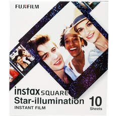 FUJIFILM 富士 Instax square SQ 拍立得底片 方型相片 星光 星空 底片, instax SQUARE Star-illumination