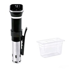 GUDAC 舒肥機套裝組，含真空袋、抽氣泵、25升水箱，恆溫精準控溫，輕鬆享受美味, 配6升水箱+真空袋, 慢煮機一台