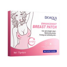 Gurene 가슴 패치 / 갈조류 추출물 함유 깊은 영양 공급 탄력 강화 보습 진정 피부톤 밝힘 잔주름 개선 윤기 케어, 1개, 4개입