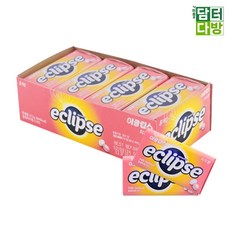 이클립스 무설탕 입안이 향긋한 피치향 목캔디 34g8개, 34g, 8개