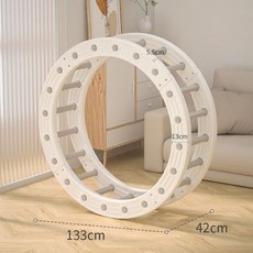 유아 밸런스 브릿지 구름다리 키즈카페 그룹 평균대 균형잡기 유아완구 플레이 징검다리, C. 화이트