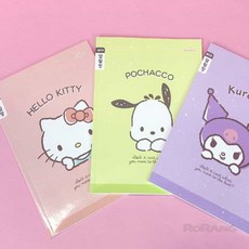 로랑마켓 좁은칸 알림장 5개 캐릭터노트 문구세트 학교알림장, 초코캣