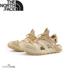 The North Face 男 抓地可調節鞋帶舒適涼鞋《卡其》