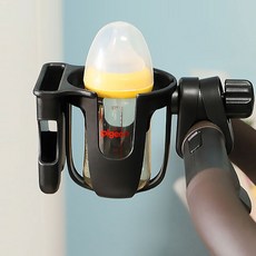 유모차 자전거 킥보드 핸드폰 물병 거치대 홀더 컵홀더 유모자 용품 유모차컵 자전거컵, 블랙, 1개