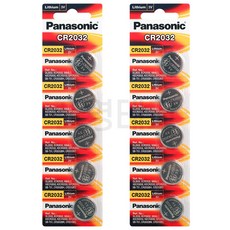 상세페이지참고 _fff 파나소닉 CR2032(10알) 리튬건전지 3V 리튬전지, 1개입, 10개