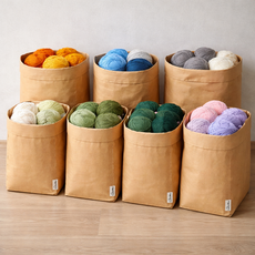 가든랩 크래프트 털실 보관함 다용도 수납함, 1개, XL