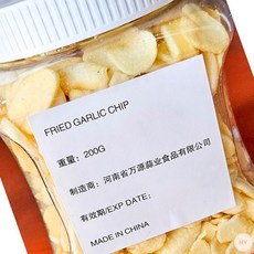 HY 화이트 갈릭칩 유진에프에스 200g 마늘칩 업소용 마늘튀김