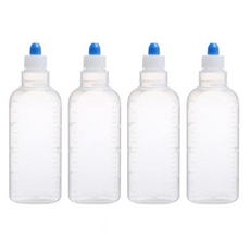 국산 투약병 반투명 200ml 4매1세트, 1세트