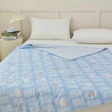 Don Home 萊賽爾沁涼被 150x200公分 格韻#142422-BLU